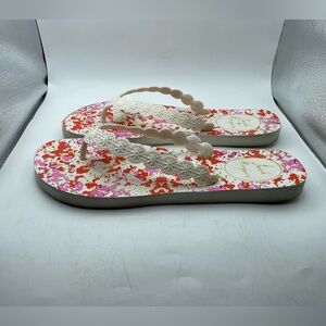 Jack Rogers floral Colorful Women's Flip Flops size 9-10